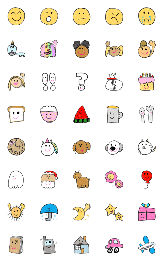 [LINE絵文字]Minmi Emoji2の画像一覧