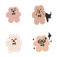 [LINE絵文字] キュートベアQQマシュマロの画像