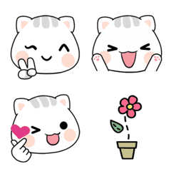 [LINE絵文字] Puti The Tiny Cat Emojiの画像