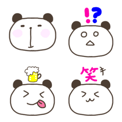 [LINE絵文字] のほほんパンダさんの絵文字の画像