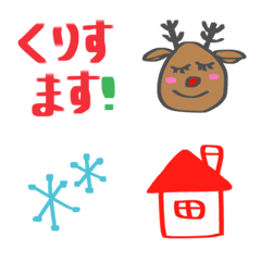 [LINE絵文字] クリスマス に使える 絵文字＊☺︎★の画像