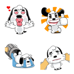 [LINE絵文字] Emoji, PungPung - A funy dogの画像