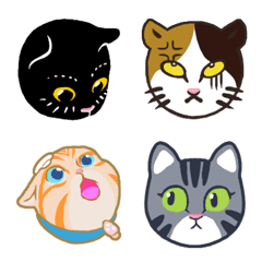 [LINE絵文字] NEKOTIVEー4匹の猫絵文字の画像