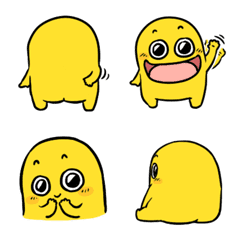 [LINE絵文字] Cute and funny Action YELOの画像