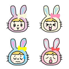 [LINE絵文字] カラフルなえもじの画像
