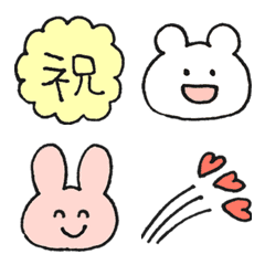 [LINE絵文字] ♡ポップでかわいい絵文字☆の画像