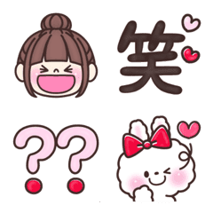 かわいい【りこるん】♥ オノマトペ編 ♥1の絵文字メイン画像