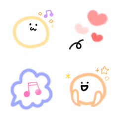 Line絵文字 めでたい顔文字絵文字 40種類 1円 Line絵文字 めでたい顔文字絵文字 40種類 1円