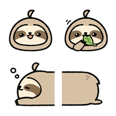 [LINE絵文字] Crown the Sloth Emojiの画像