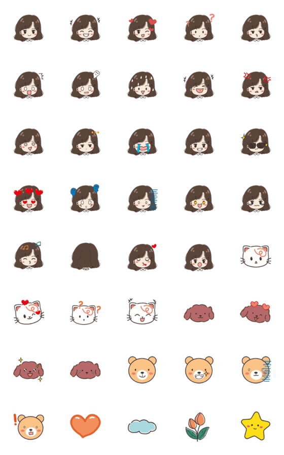 [LINE絵文字]SSOME89 Friends Emojiの画像一覧