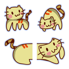 [LINE絵文字] Cat is very leisurelyの画像