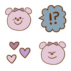 [LINE絵文字] Cute otona bearの画像