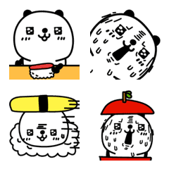 [LINE絵文字] さらにおぱんだぁさまの画像