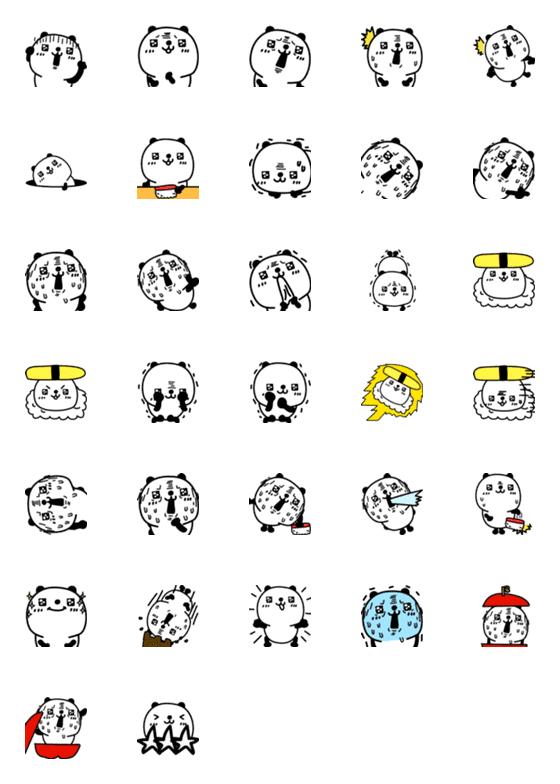 [LINE絵文字]さらにおぱんだぁさまの画像一覧