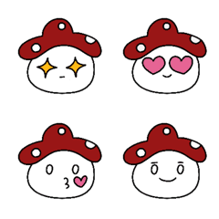 [LINE絵文字] MUSHROO MON EMOJISの画像