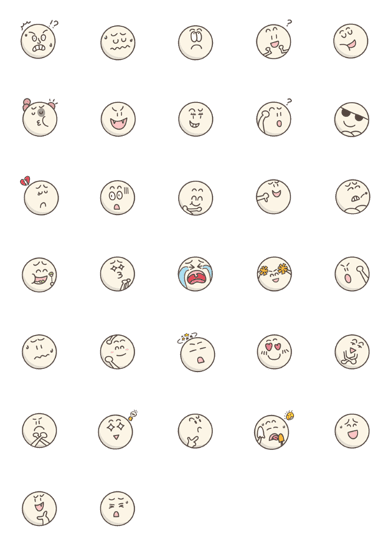 [LINE絵文字]LULU emojiの画像一覧