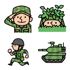 [LINE絵文字] 陸上自衛隊の画像