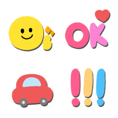 [LINE絵文字] ゆるかわ♡シンプル絵文字(3)の画像