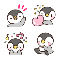 [LINE絵文字] ふにふにペンギン♡絵文字の画像