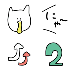 [LINE絵文字] ゆるいねこの世界の画像