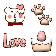 [LINE絵文字] 3D記号❤可愛い優しい色のネクマ絵文字の画像