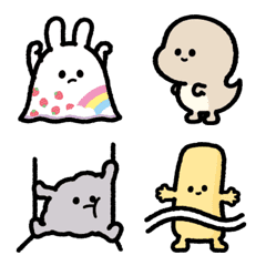 [LINE絵文字] なまいキッズのImaginary friendsの絵文字の画像