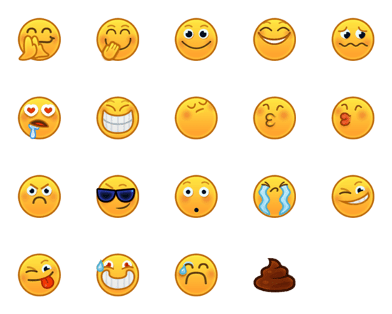 [LINE絵文字]standard emojiの画像一覧