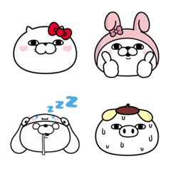 [LINE絵文字] サンリオキャラクターズ×ヨッシースタンプの画像