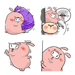 [LINE絵文字] PPpig Emoji2の画像