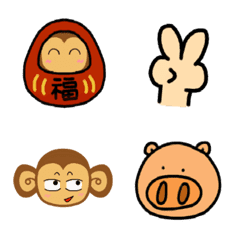 [LINE絵文字] Lazy Lazy Monkey wordの画像