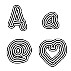 Triple layers ABC Letters