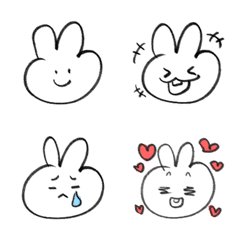 [LINE絵文字] Doodle Rabbit DooDooの画像