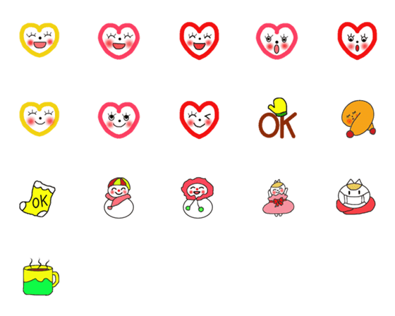 [LINE絵文字]various winter emoji ver.2の画像一覧