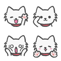 [LINE絵文字] 犬のヒナちゃんの絵文字の画像