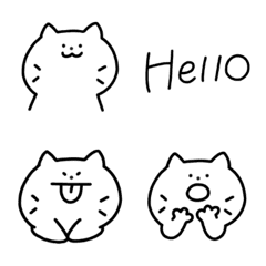 [LINE絵文字] ねこのにゃあの画像