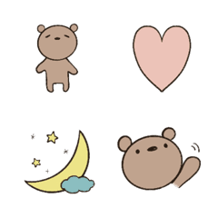 くままるの絵文字の絵文字メイン画像