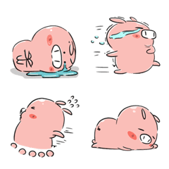 [LINE絵文字] PPpig Emoji1の画像