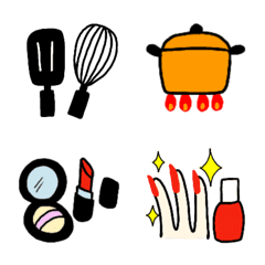 【日常生活でよく使うかわいい絵文字】の絵文字メイン画像