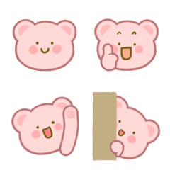 [LINE絵文字] Chubby ＆ Cute Bearの画像