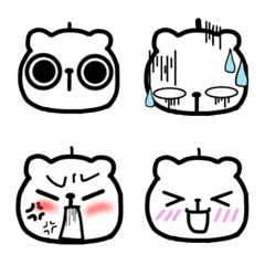 とうとつ くまさん 感情豊か編の絵文字メイン画像