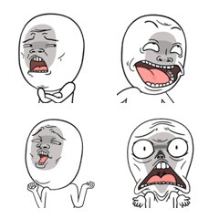 [LINE絵文字] Soft head NhaKrean Emojiの画像