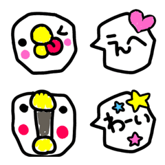 すもーる鳥♡らくがきシールの絵文字メイン画像