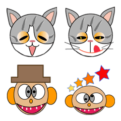 [LINE絵文字] 飼い猫の”Mia"と魔人の意味不明な絵文字の画像