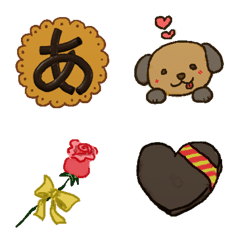 [LINE絵文字] バレンタインデー♥ホワイトデー 絵文字の画像