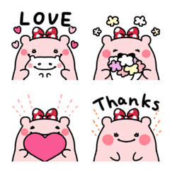 全力で気持ちを伝える仮病クマちゃん絵文字の絵文字メイン画像