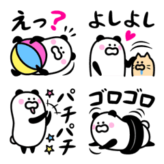 [LINE絵文字] おしゃべりパンダのカワイイ日常絵文字の画像