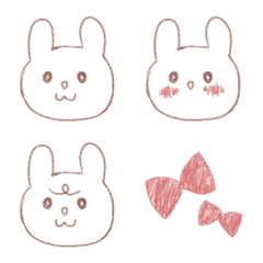 [LINE絵文字] Loose rabbit emojiの画像