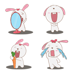 [LINE絵文字] Katoy the Rabbit Emojiの画像