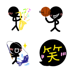 [LINE絵文字] 棒人間.xxをやってみたの画像