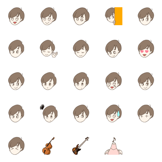 [LINE絵文字]Fujiko's Emojiの画像一覧